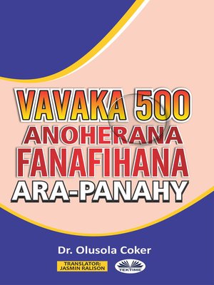 cover image of Vavaka Mahery Vaika Miisa 500 Hanoherana Ny Fanafihana Ara-Panahy